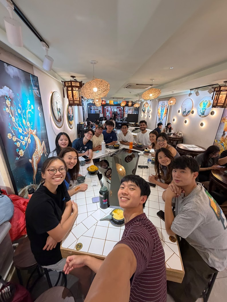 In Chinatown, getting treated to an absolute feast by my friends